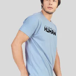 Greylongg Men Typography Printed Round Neck Cotton T-shirt image 3