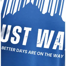 Moda Rapido Typography Printed Round Neck Short Sleeves Cotton T-shirt image 3