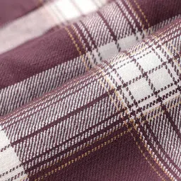 Flying Machine Men Slim Fit Buffalo Checked Spread Collar Pure Cotton Casual Shirt image 4