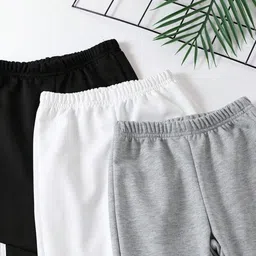 SHATOGUN Boys Pack Of 3 Striped Pure Cotton Joggers image 2