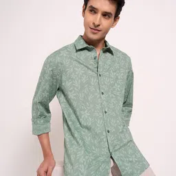 Peregrine by Pantaloons Men Floral Opaque Casual Shirt-picture-23