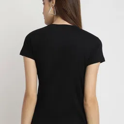 Dreambe Women Typography Printed T-shirt image 4