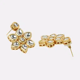 Anouk Gold Plated 2 layered Kundan-Studded Jewellery Set image 3