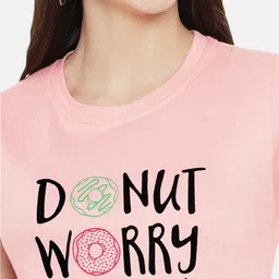 Dreambe Women Typography Printed T-shirt image 3