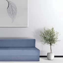 FRIENDS LIFE Grey 3 Seater Comfort Sofa Cum Bed-image-67