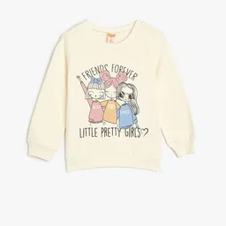 Koton Girls Graphic Printed Sweatshirt-image-48