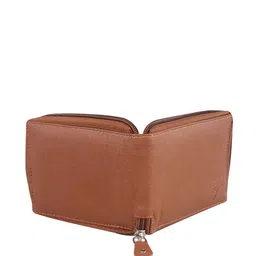 JND Men Textured Zip Around Wallet image 3