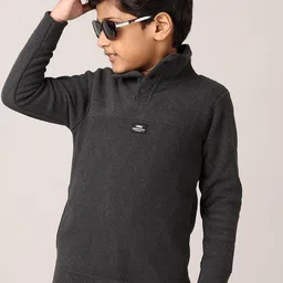 V-Mart Boys Solid Printed Round Neck Sweatshirt-picture-34