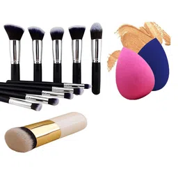 zemglam Set Of 13 Makeup Brushes With Beauty Blenders image 2