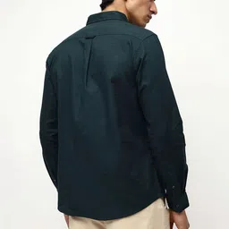 Dennis Lingo Men Solid Regular Fit Full Sleeves Shirt image 2