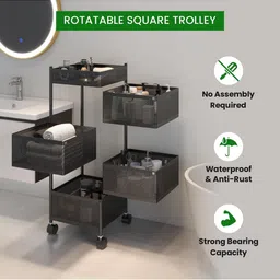 JD FRESH Black Set of 5 Super Strong Multi-Utility Organisers image 5