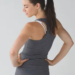 appulse Ap'pulse Women Solid Racer Back Tshirt image 4