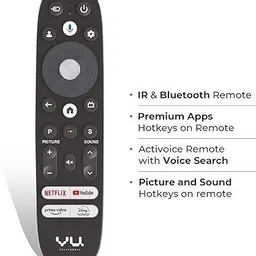 vu 139 cm (55 inch) Ultra HD (4K) LED Smart Google TV with 88 Watts Sound Bar | 2024 Vibe Series | 400 Nits Brightness| 3 Years Warranty image 5