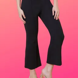 Kushi Flyer Women Solid Comfort Regular Fit Trousers image 5