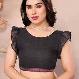 Moda Rapido Floral Poly Georgette Designer Saree image 3