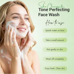 Myshka Skin Clearing & Tone Perfecting Face Wash With Aloe Vera & Neem - 100 ml image 4