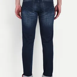 MEGHZ Men Micheal Slim Fit Heavy Fade Stretchable Jeans image 3