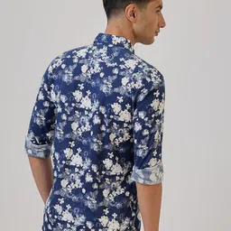Parx Men Slim Fit Floral Printed Casual Shirt image 4