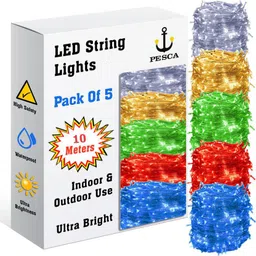 pesca 20 LEDs 10 m Multicolor Steady String Rice Lights-picture-16