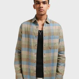 XKIND Men Comfort Checked Casual Shirt-image-32