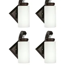 Somil Premium Designer Glass Wall / Night Lamp Elegant & Stylish Dcor Accent for Modern Interiors, color, White, Size:- 19 X 25.5 X 33 CM-image-54