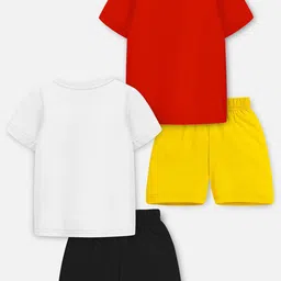 YK Disney Boys Pack of 2 The lion King & Simba Printed T-shirt With Shorts image 3