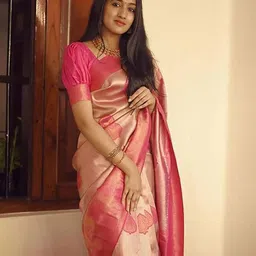 AMRUTKALA SAREES Woven Design Zari Banarasi Saree image 3