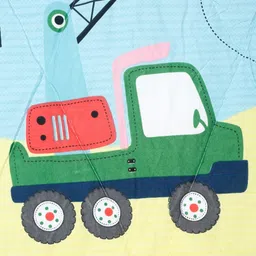 HOSTA HOMES Blue & Yellow Cartoon Characters AC Room 210 GSM Single Bed Comforter image 3