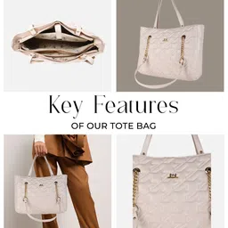 MINI WESST PU Structured Tote Bag image 5