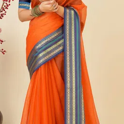 AMRUTKALA SAREES Woven Design Zari Saree image 3