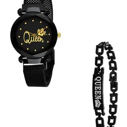 Miss Perfect Women Printed Dial &Bracelet Style Strap Analogue Watch And A Bracelet jk2271-picture-14