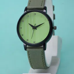 VIRAKTI Women Leather Straps Analogue Watch G-05-GREEN-A-picture-29