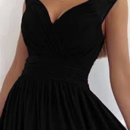 bebe Women Fit & Flare Maxi Dress image 2