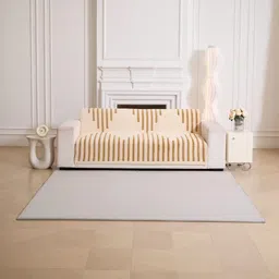 HOMETHREADS Brown Embroidered Sofa Cover-picture-37