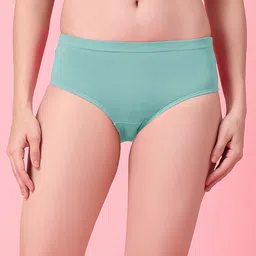 SHYAM SONS FLAIR Women Pack Of 3 Solid Anti Bacterial High-Rise Hipster Briefs image 4