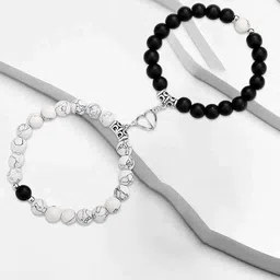 Zevarly Unisex 2 Charm Bracelet image 3