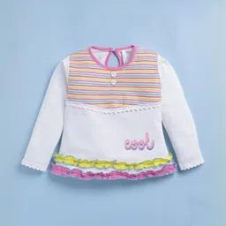 Toonyport Girls Graphic Printed Round Neck Pure Cotton Top With Trouser image 5