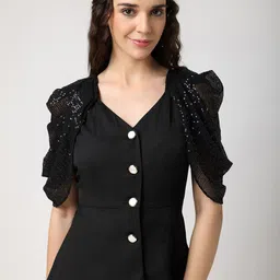 BLANC9 V-Neck Top & Trousers image 2