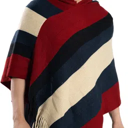 life and style Wool Blend Poncho-picture-11