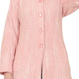 hallinton Hair , Dry Clean Only Self Design Coat For Women image 5