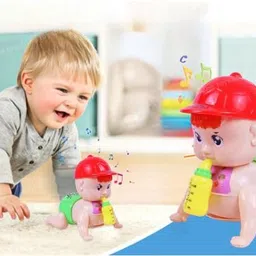 hornflow Musical Talking Crawling Baby Toy for(IND*32416) Babies Kids-picture-32