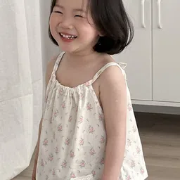 LULU & SKY Floral Print Cotton Top image 2