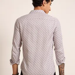 THE BEETEL HOUSE Men Classic Printed Casual Shirt image 5