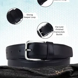 Killer Men Textured PU Formal Belt image 2