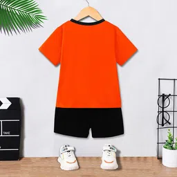 BAESD Kids Printed Pure Cotton T-Shirt With Shorts image 3