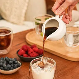 TASKHOUSE Transparent Solid Glass Transparent Cups Set of Cups and Mugs image 3