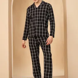 Sweet Dreams Men Checked Night suit-picture-51