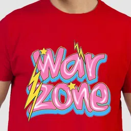 Greylongg Typography Printed Round Neck Cotton Tshirt image 2