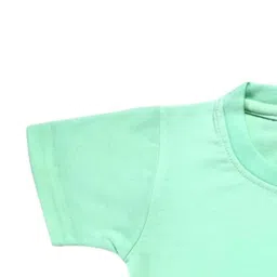 Cute Pals Kids-Unisex Green Cotton Graphic Printed Tshirts-image-9