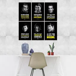swasum Motivational Wall Posters and Inspirational Quotes for Office, Home and gym, (Bruce Lee, Mike Tyson, Jackie Chan, Arnold Schwarzenegger, Rocky, Mohammad Ali, Sylvester Stallone) Pack of 06 Paper Print Click to open expanded view Motivational Wall Posters and Inspirational Quotes for Office, Home and gym, (Bruce Lee, Mike Tyson, Jackie Chan, Arnold Schwarzenegger, Rocky, Mohammad Ali, Sylvester Stallone) Pack of 06 Paper Print Paper Print image 2